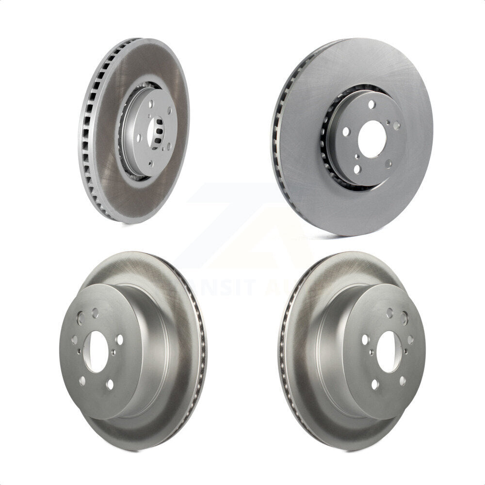 Front Rear Coated Disc Brake Rotors And Hub Assembly Kit For Lexus IS350 GS350 GS430 GS450h GS460 KG-101473