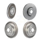 Front Rear Coated Disc Brake Rotors And Hub Assembly Kit For Lexus IS200t GS350 IS300 IS350 KG-101476