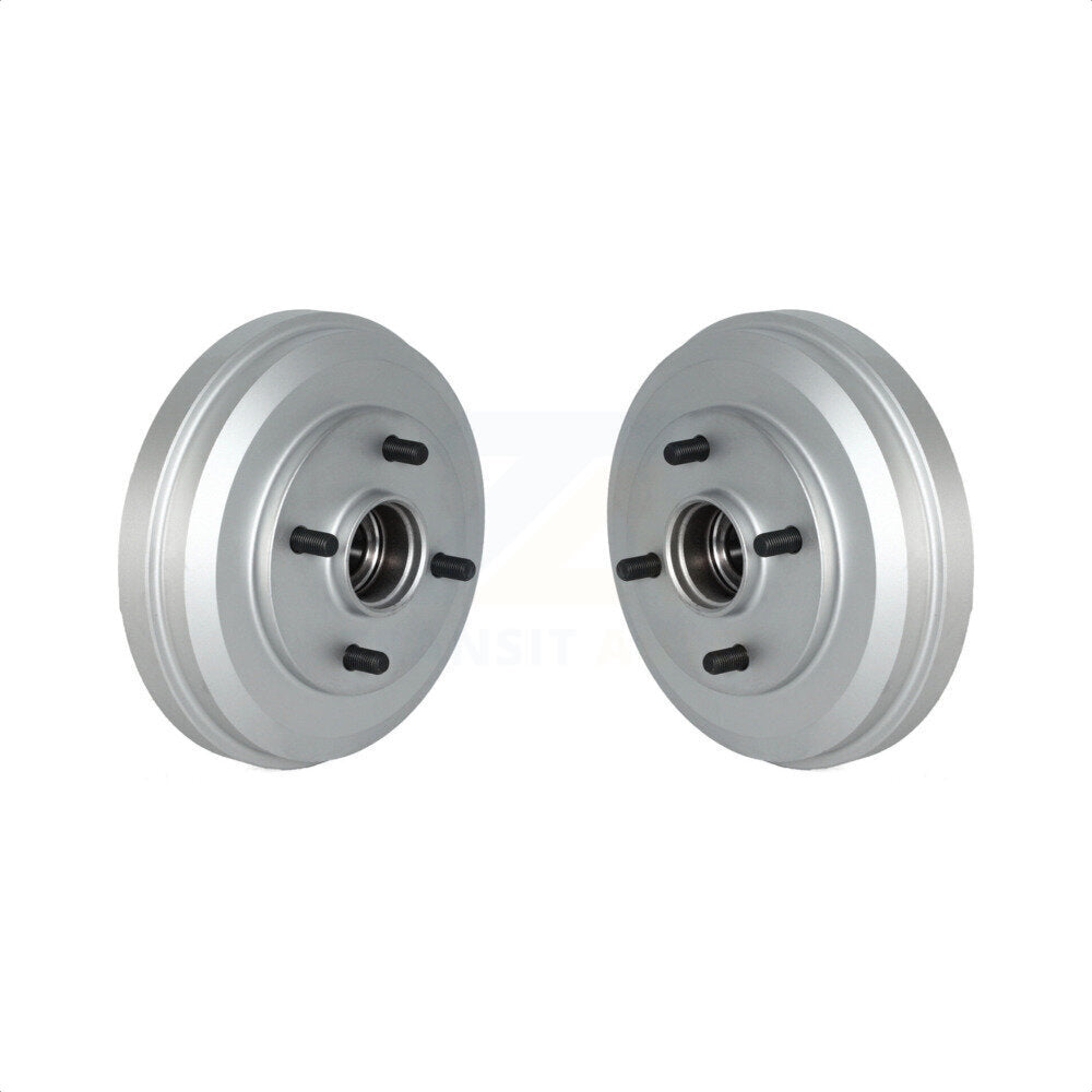 Rear Coated Brake Drums Pair For 2009-2011 Ford Focus KG-101491