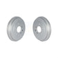 Rear Coated Brake Drums Pair For 2013-2022 Nissan Sentra KG-101492