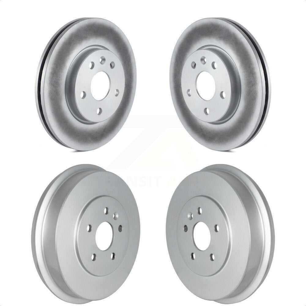 Front Rear Disc Brake Rotors Drums Kit For Chevrolet Cruze Limited KG-101494