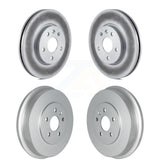 Front Rear Disc Brake Rotors Drums Kit For Chevrolet Cruze Limited KG-101494