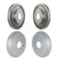 Front Rear Disc Brake Rotors Drums Kit For Nissan Sentra KG-101496