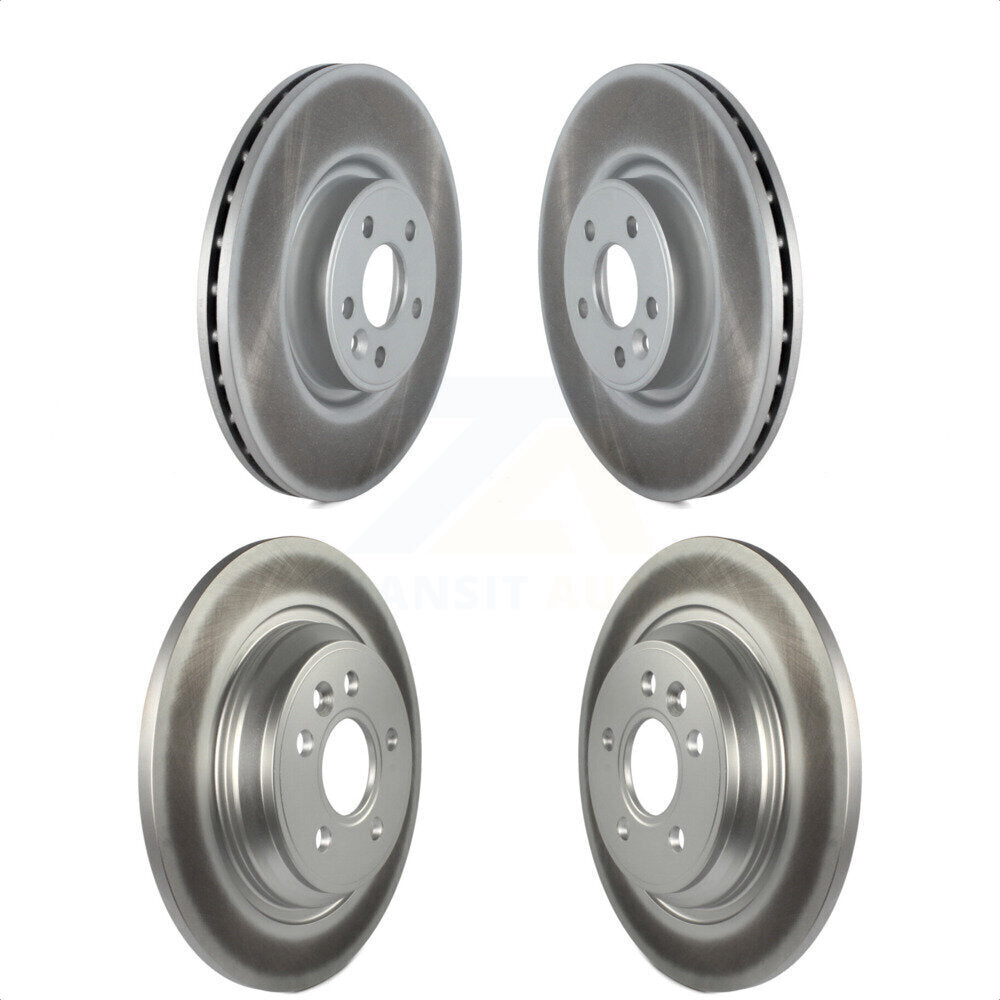 Front Rear Coated Disc Brake Rotors Kit For Volvo S60 V70 With 336mm Diameter Rotor KG-101503