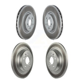 Front Rear Coated Disc Brake Rotors Kit For Volvo S60 V70 With 336mm Diameter Rotor KG-101503