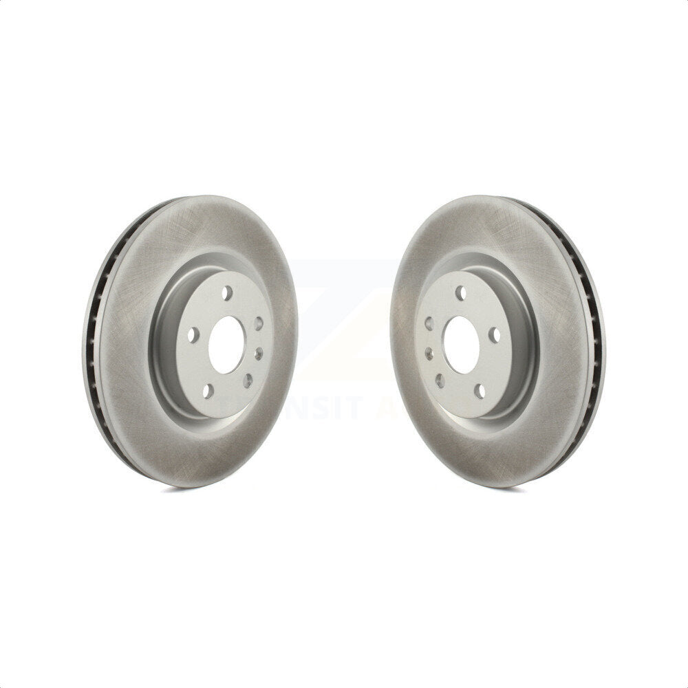 Front Coated Disc Brake Rotors Pair For Cadillac CTS XTS Buick Regal Chevrolet Caprice Corvette KG-101512