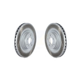 Front Coated Disc Brake Rotors Pair For Mercedes-Benz S550 SL550 CL550 S600 S400 S350 CL600 S450 KG-101514