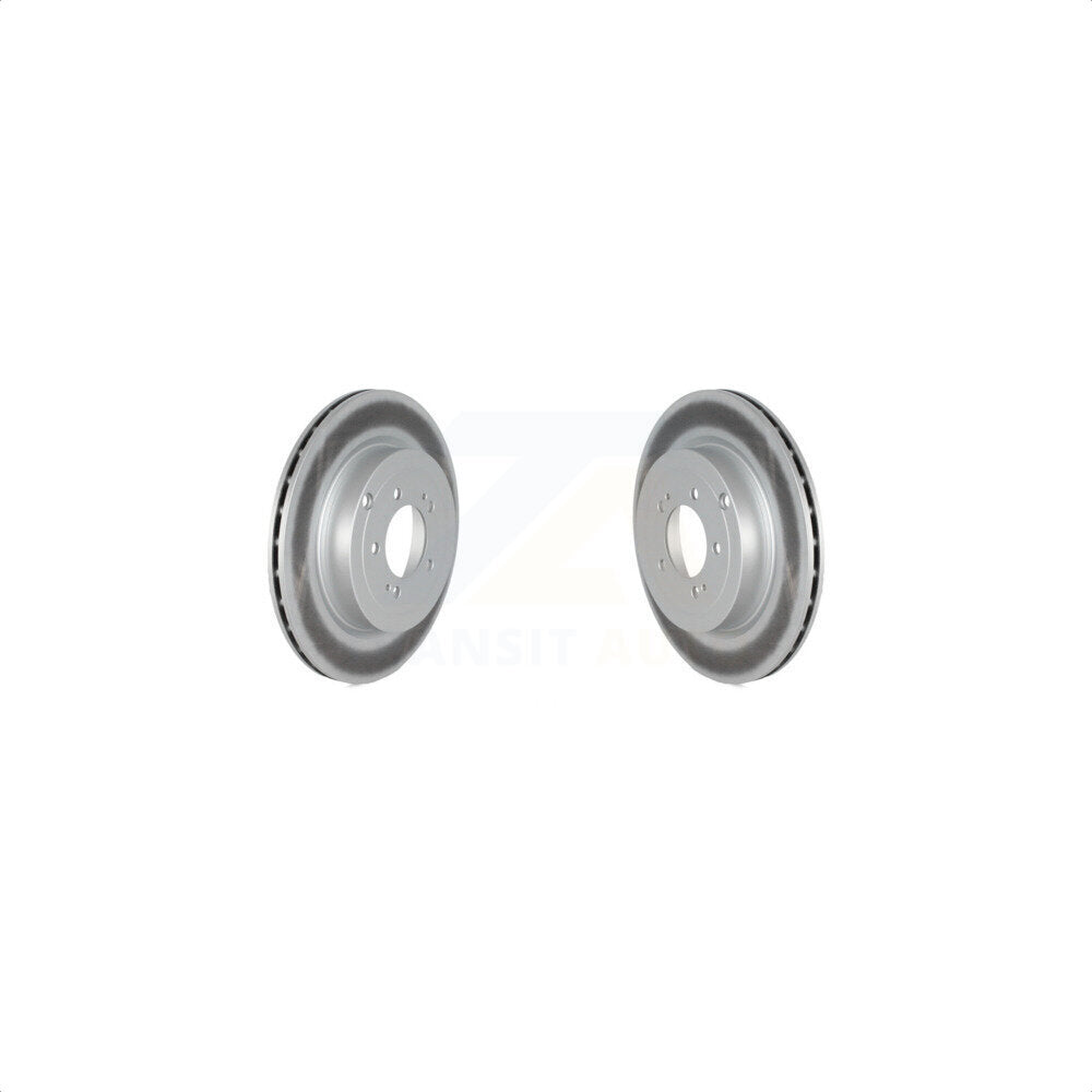 Rear Coated Disc Brake Rotors Pair For Mitsubishi Lancer KG-101518