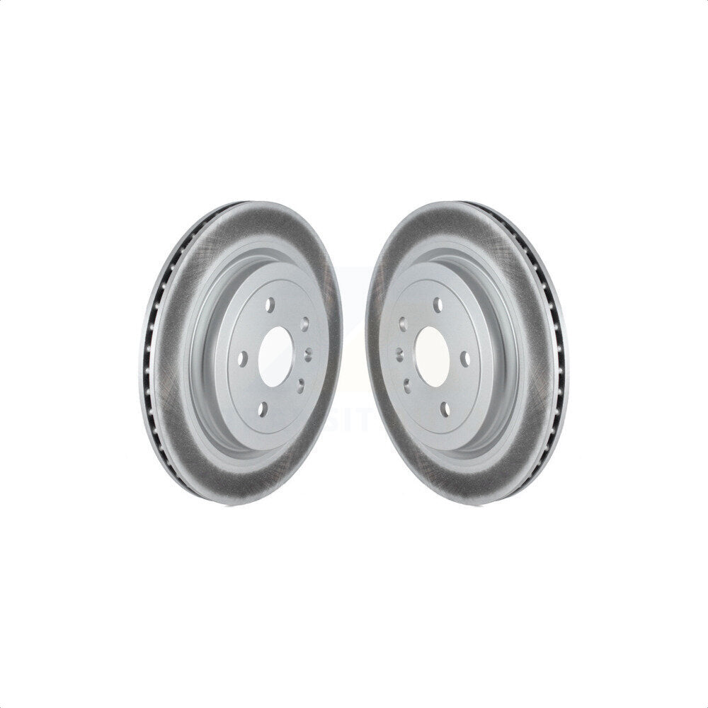 Rear Coated Disc Brake Rotors Pair For Cadillac CTS KG-101519
