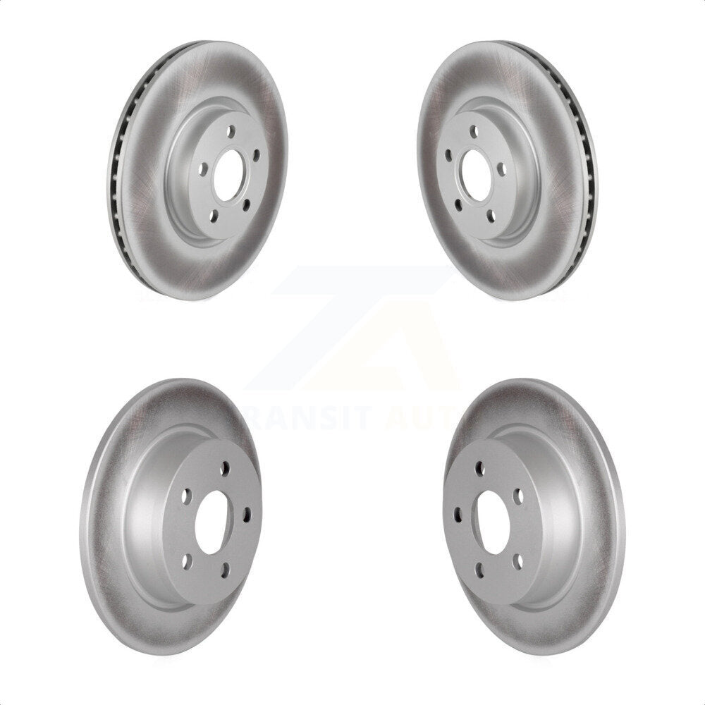 Front Rear Coated Disc Brake Rotors Kit For Ford Transit Connect KG-101531