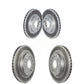 Front Rear Coated Disc Brake Rotors Kit For 2019 Chevrolet Spark KG-101536