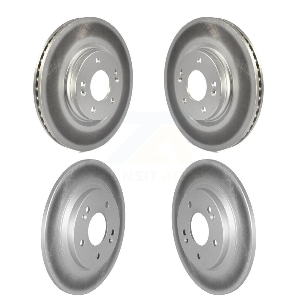 Front Rear Coated Disc Brake Rotors Kit For Hyundai Kona Kia Seltos KG-101539