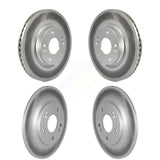 Front Rear Coated Disc Brake Rotors Kit For Hyundai Kona Kia Seltos KG-101539