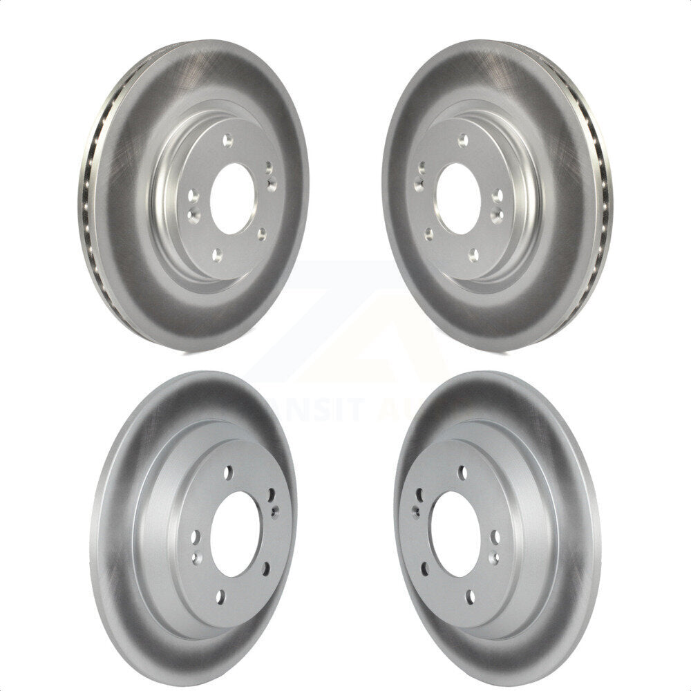 Front Rear Coated Disc Brake Rotors Kit For Hyundai Kona Kia Soul KG-101540