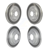 Front Rear Coated Disc Brake Rotors Kit For Hyundai Kona Kia Soul KG-101540