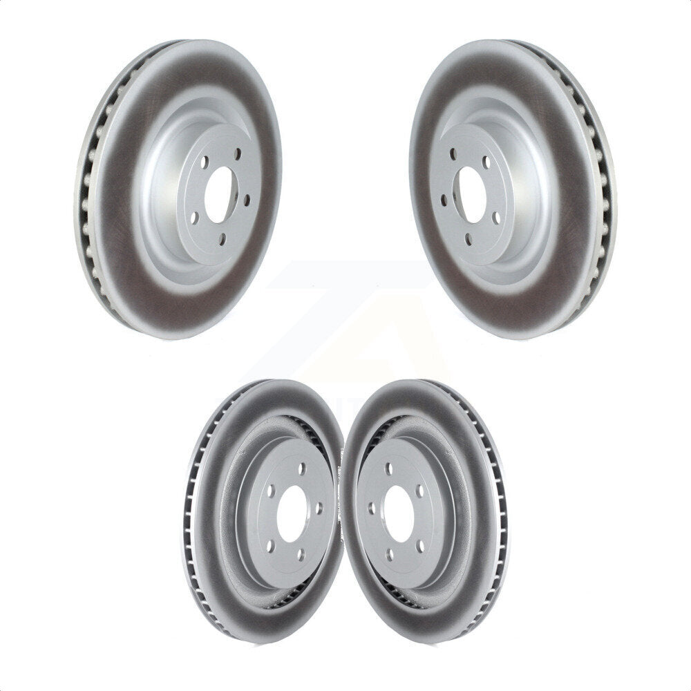 Front Rear Coated Disc Brake Rotors Kit For Ford Mustang KG-101545