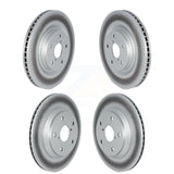 Front Rear Coated Disc Brake Rotors Kit For 2019-2021 Subaru Forester With 316mm Diameter Rotor KG-101555