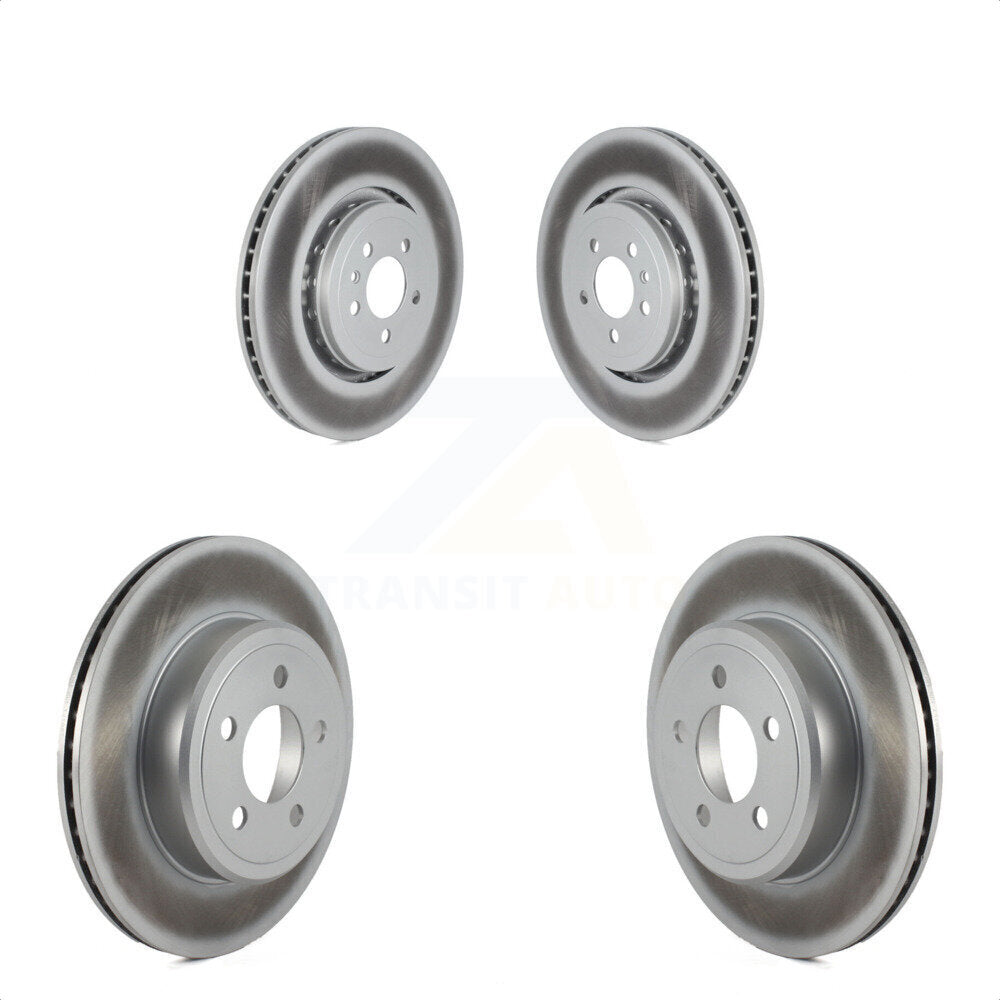 Front Rear Coated Disc Brake Rotors Kit For Dodge Charger With 355mm Diameter Rotor KG-101565