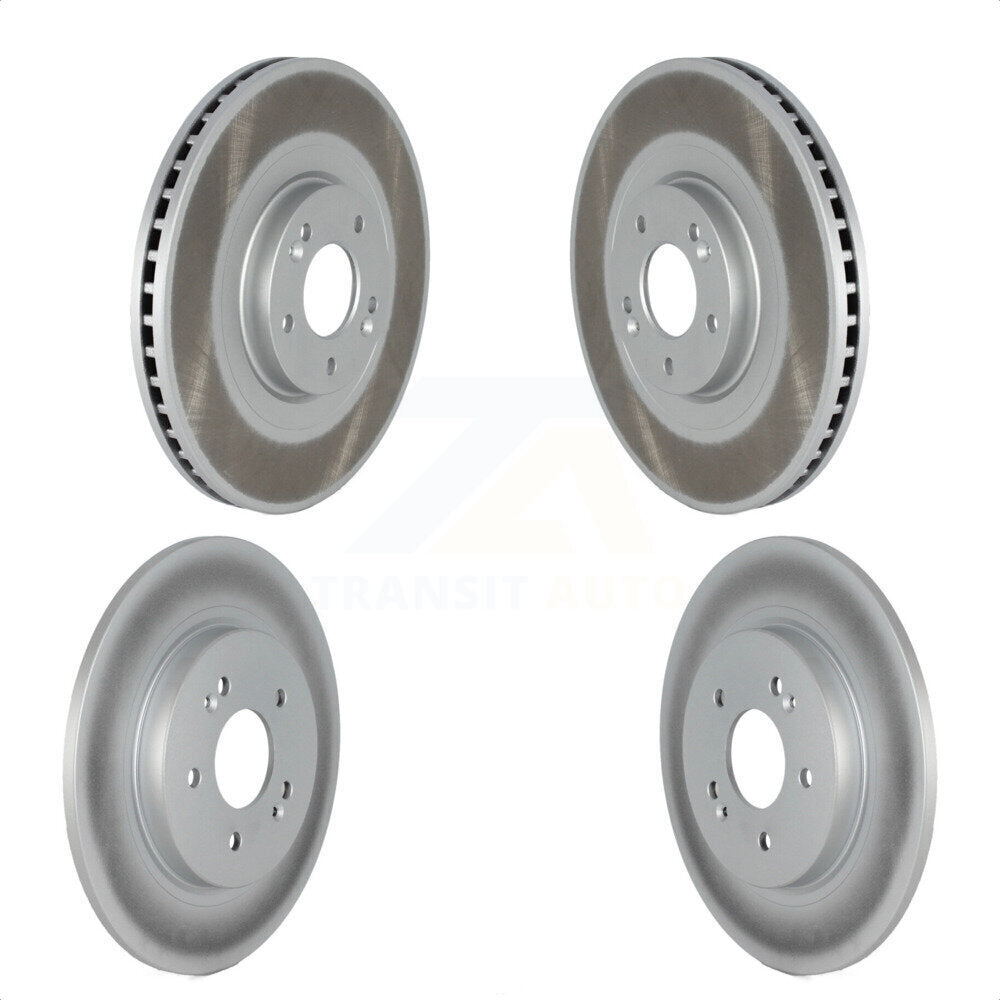Front Rear Coated Disc Brake Rotors Kit For Kia Telluride Hyundai Palisade KG-101572