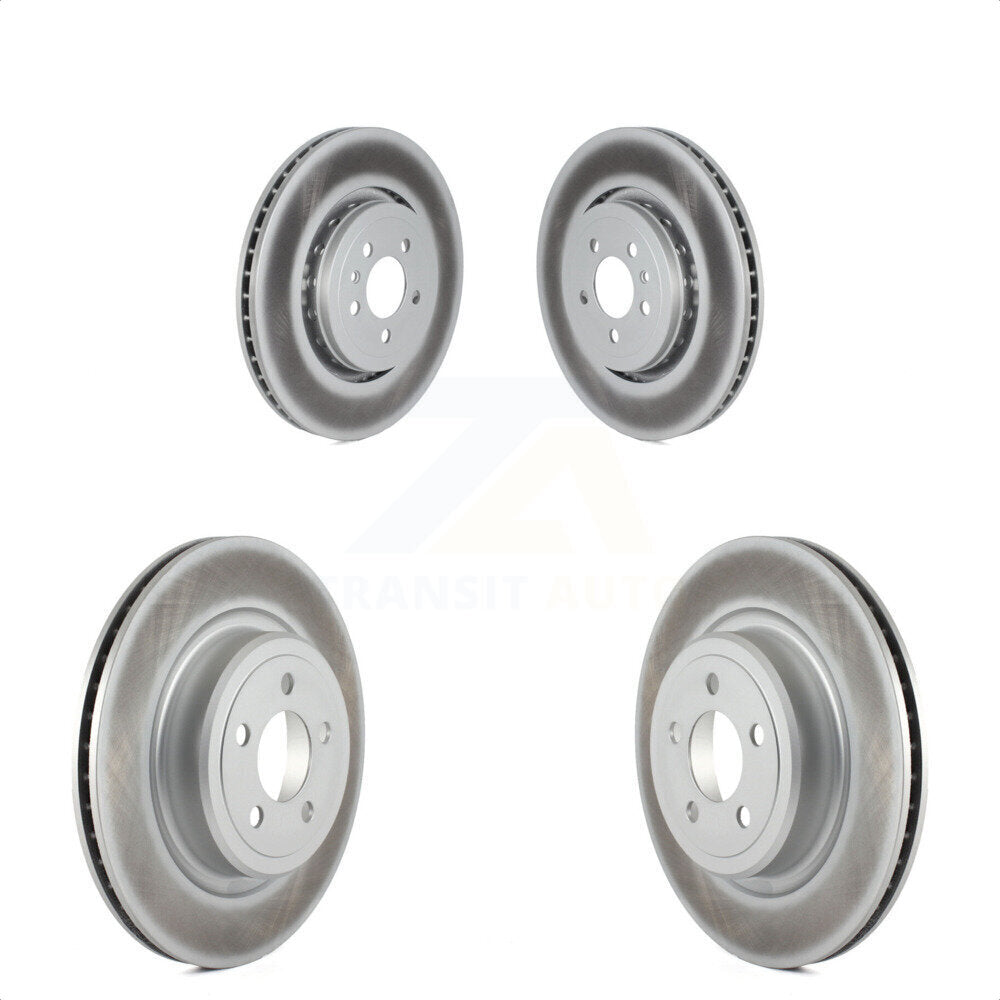 Front Rear Coated Disc Brake Rotors Kit For Dodge Charger Pursuit KG-101578