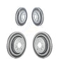 Front Rear Coated Disc Brake Rotors Kit For Volvo XC60 KG-101581