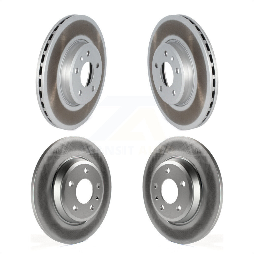 Front Rear Coated Disc Brake Rotors Kit For Audi A4 A5 Sportback KG-101584