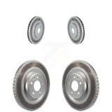 Front Rear Coated Disc Brake Rotors Kit For Audi Q7 SQ5 S5 S4 Sportback Q5 PHEV KG-101593