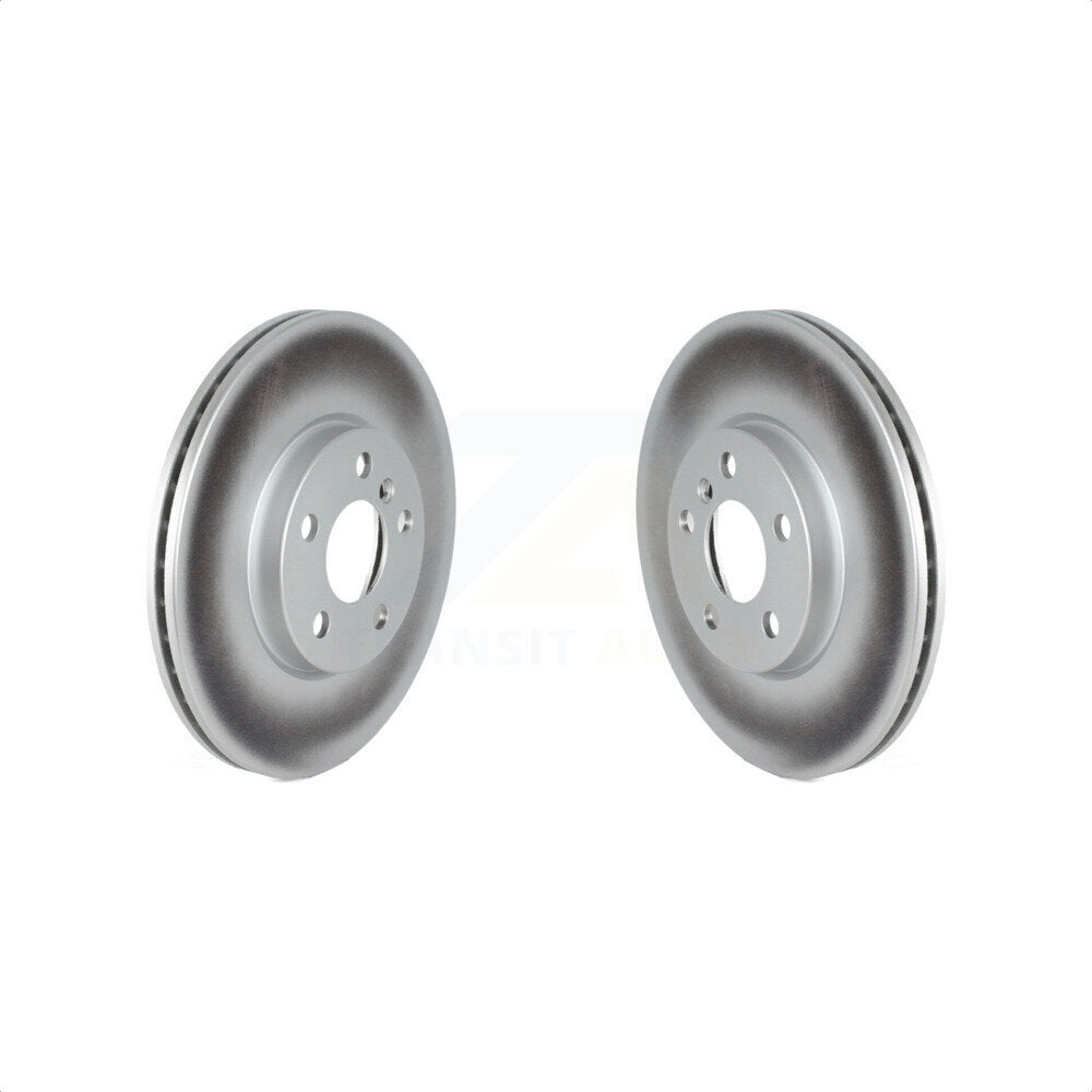 Front Coated Disc Brake Rotors Pair For Mini Cooper Countryman Clubman KG-101617