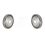 Front Coated Disc Brake Rotors Pair For 2020-2022 Ford Explorer Lincoln Aviator With 345mm Diameter Rotor KG-101621