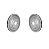 Front Coated Disc Brake Rotors Pair For 2020-2022 Ford Explorer Lincoln Aviator Police Interceptor Utility KG-101622