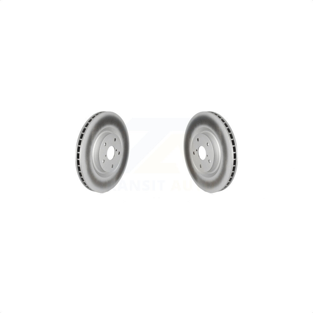 Front Coated Disc Brake Rotors Pair For 2019-2022 Subaru Ascent KG-101623