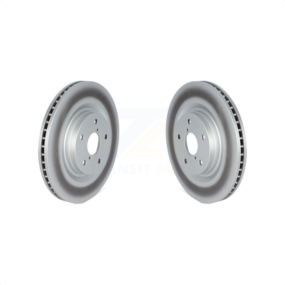 Front Coated Disc Brake Rotors Pair For 2019-2021 Subaru Forester With 316mm Diameter Rotor KG-101627