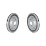 Front Coated Disc Brake Rotors Pair For 2019-2021 Subaru Forester With 316mm Diameter Rotor KG-101627