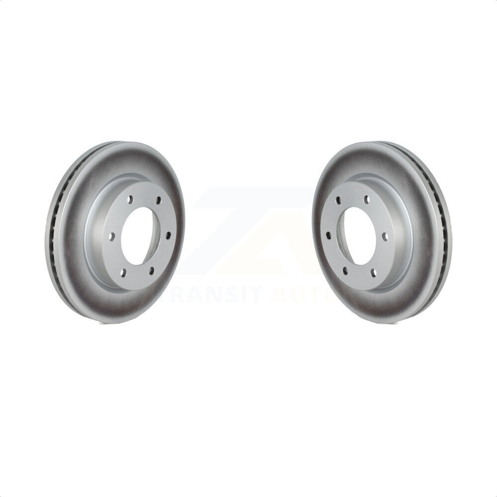 Front Coated Disc Brake Rotors Pair For Ford Ranger Bronco KG-101628