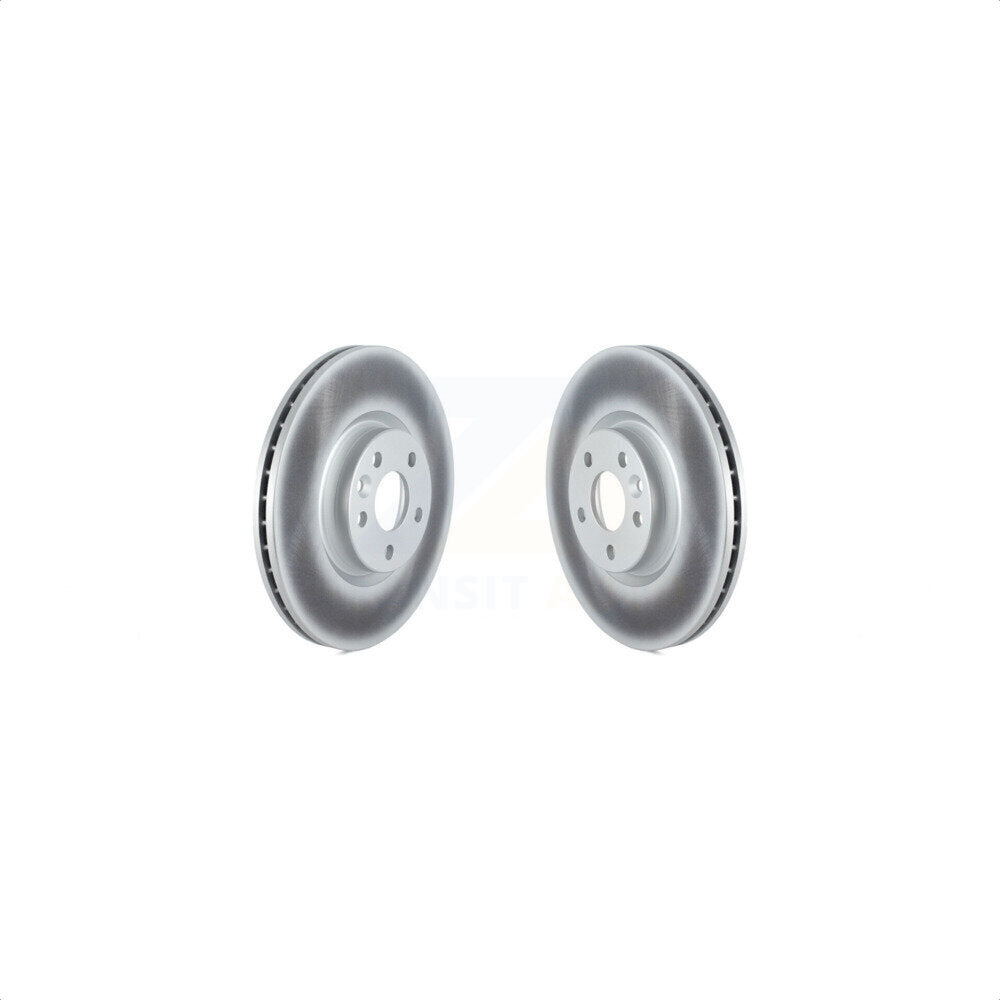 Front Coated Disc Brake Rotors Pair For Volvo XC60 KG-101629