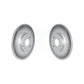 Rear Coated Disc Brake Rotors Pair For Mazda MX-5 Miata Fiat 124 Spider KG-101636