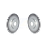 Rear Coated Disc Brake Rotors Pair For Mazda MX-5 Miata Fiat 124 Spider KG-101636