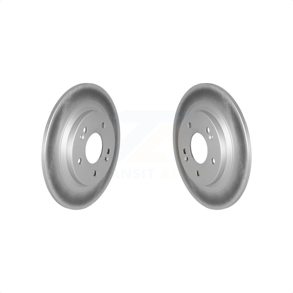 Rear Coated Disc Brake Rotors Pair For Hyundai Kona Kia Seltos KG-101641