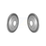 Rear Coated Disc Brake Rotors Pair For Hyundai Kona Kia Seltos KG-101641