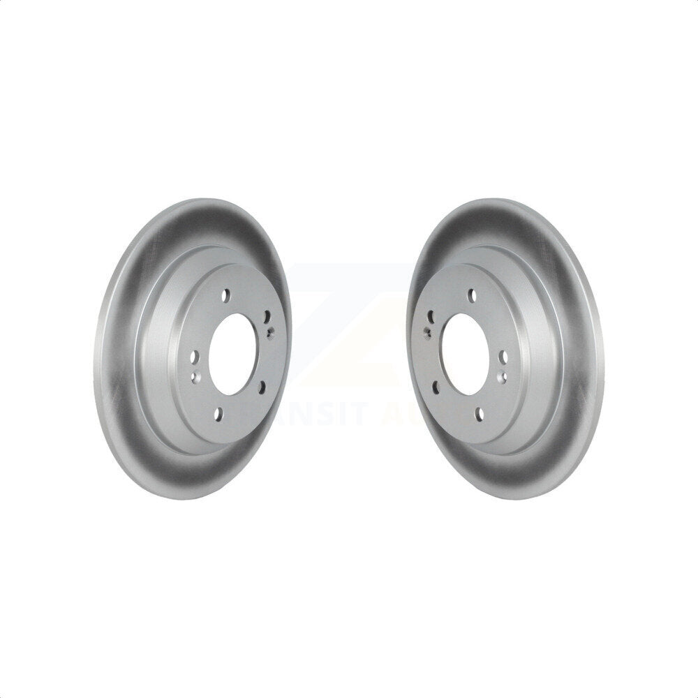 Rear Coated Disc Brake Rotors Pair For Hyundai Kona Kia Soul Seltos KG-101642