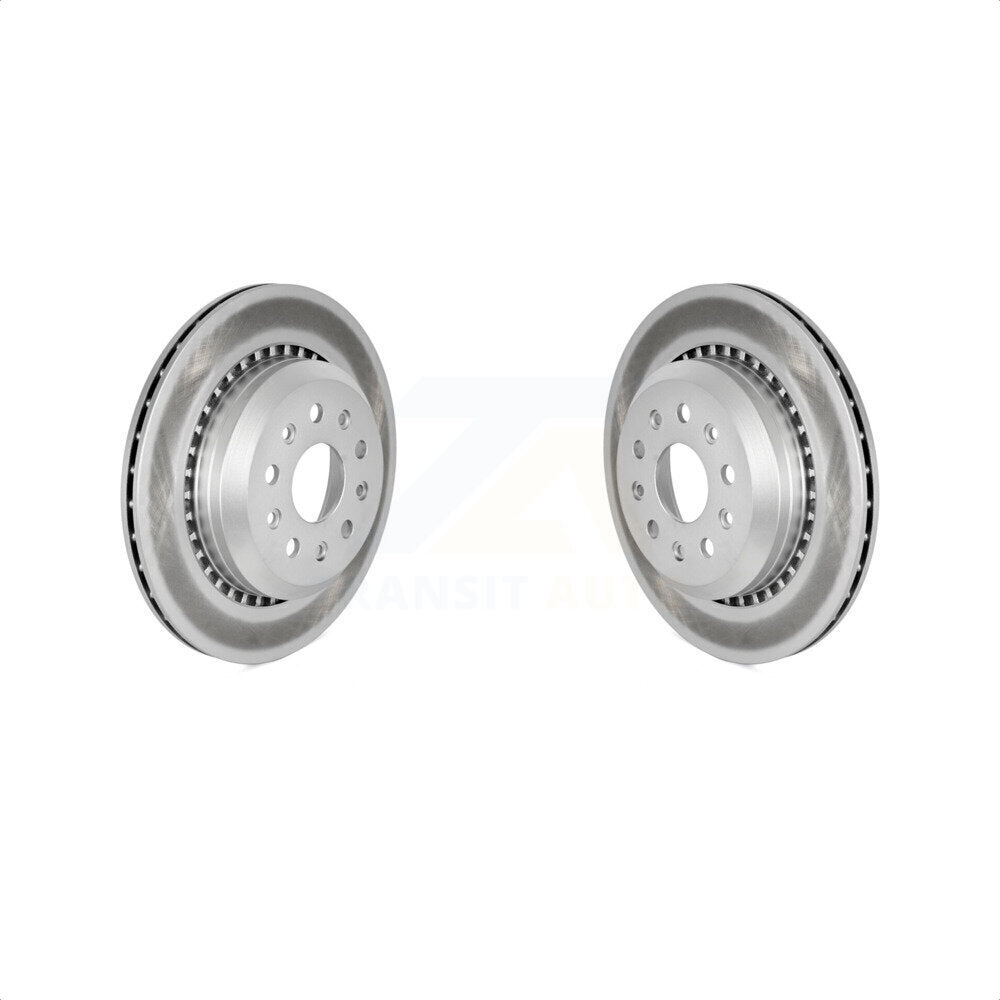 Rear Coated Disc Brake Rotors Pair For Jeep Gladiator Wrangler KG-101647