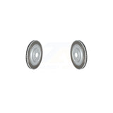 Rear Coated Disc Brake Rotors Pair For Jaguar XF XJ XFR XFR-S XJR575 KG-101654