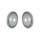 Rear Coated Disc Brake Rotors Pair For Subaru Forester KG-101657