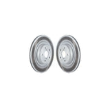 Rear Coated Disc Brake Rotors Pair For 2019-2022 Subaru Ascent KG-101667