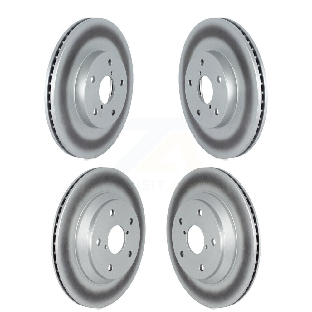 Front Rear Coated Disc Brake Rotors Kit For Subaru Forester KG-101688