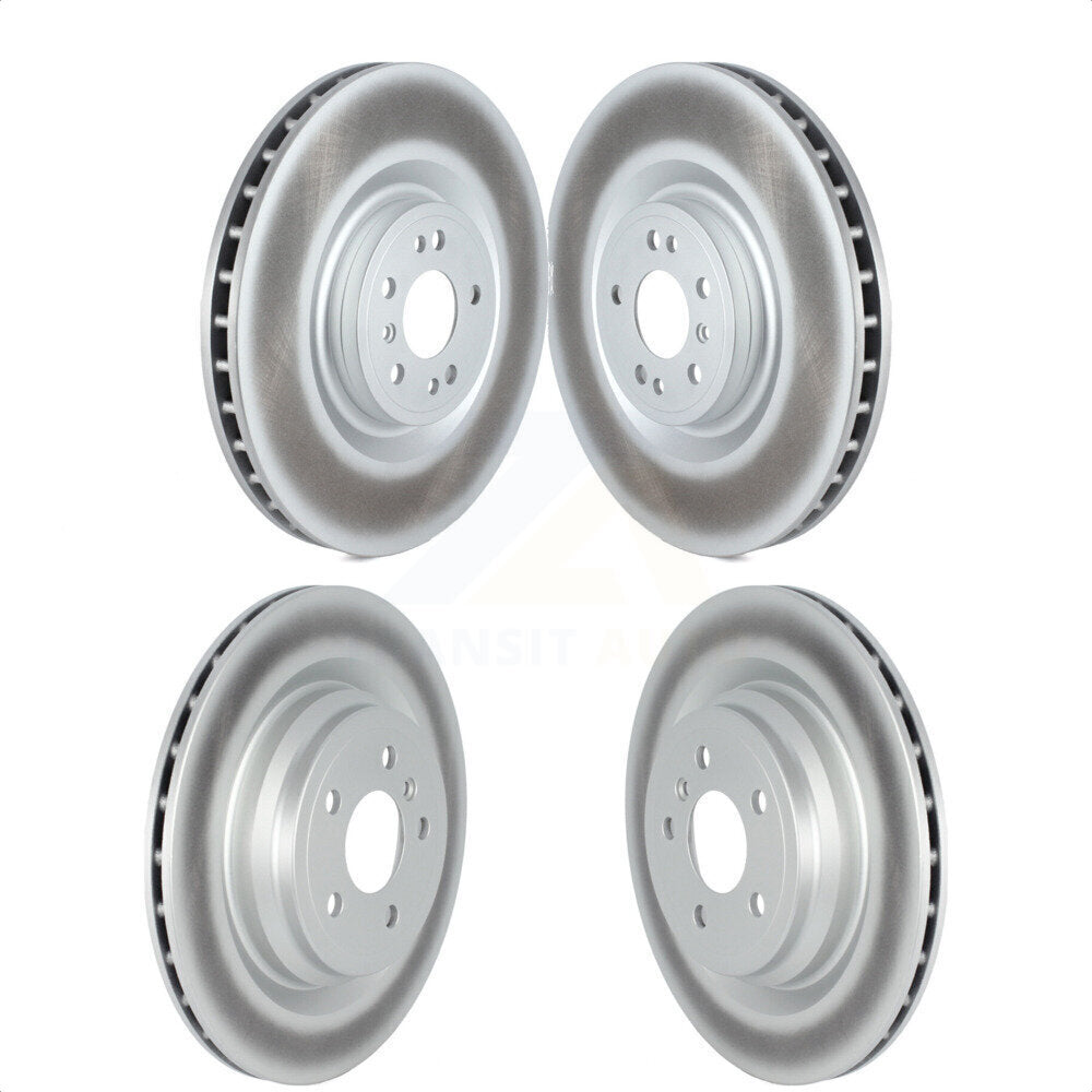 Front Rear Coated Disc Brake Rotors Kit For Mercedes-Benz GLE43 AMG GLE450 GLE400 ML550 GLE550e KG-101693