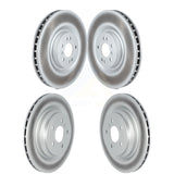 Front Rear Coated Disc Brake Rotors Kit For Mercedes-Benz GLE43 AMG GLE450 GLE400 ML550 GLE550e KG-101693