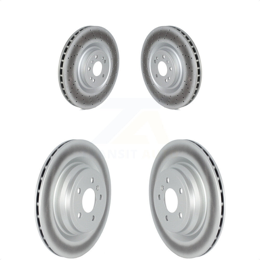 Front Rear Coated Disc Brake Rotors Kit For Mercedes-Benz GLE43 AMG GLE450 GLE400 ML550 GLE550e KG-101694
