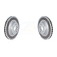Front Coated Disc Brake Rotors Pair For Tesla S X KG-101718