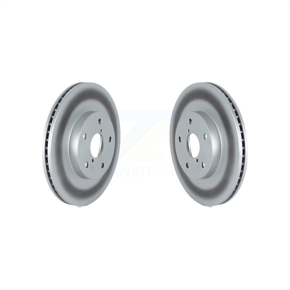 Front Coated Disc Brake Rotors Pair For Subaru Forester KG-101719